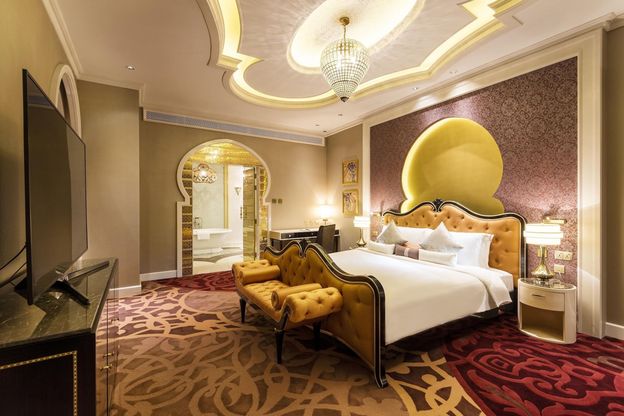 فندق إزدان بالاس الدوحة المظهر الخارجي الصورة A bedroom at the hotel